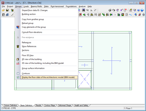 Integration of CYPECAD in Open BIM