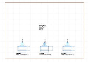 CYPETHERM HVAC. Connection of indoor VRF units with duct distribution. Air discharge. Click to enlarge the image