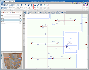 CYPEFIRE Sprinklers. 3D geometry. Risers. Click to enlarge the image