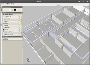IFC Builder. New colours and textures of the 3D view. Click to enlarge the image