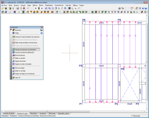 CYPECAD. Post-tensioned waffle and joist floor slabs