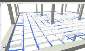 CYPECAD. Post-tensioned waffle and joist floor slabs