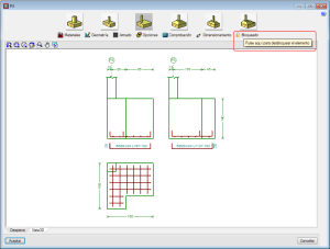 CYPECAD. Block foundation elements