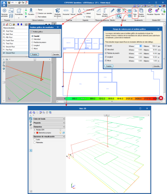 CYPEFIRE Sprinklers. Contour map diagrams with pipe data