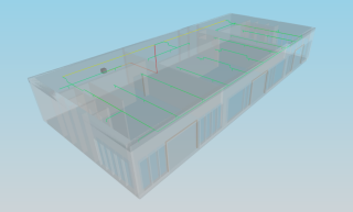 CYPEFIRE Sprinklers. Contour map diagrams with pipe data