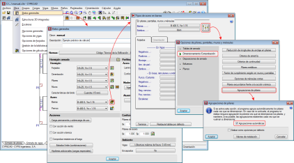 CYPECAD. Activate/deactivate automatic column groups