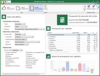 Open BIM Cost Estimator