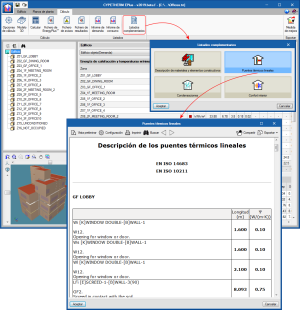 CYPETHERM programs with the EnergyPlusTM analysis engine