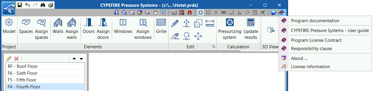 CYPEFIRE Pressure Systems. Program user guide
