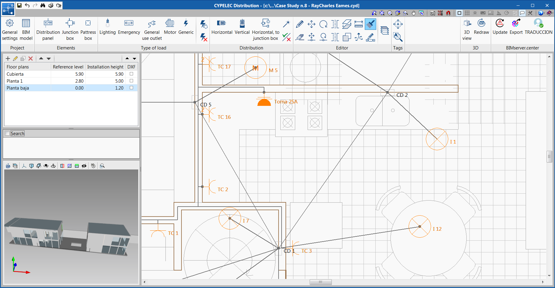 CYPELEC Distribution. "Match" tool