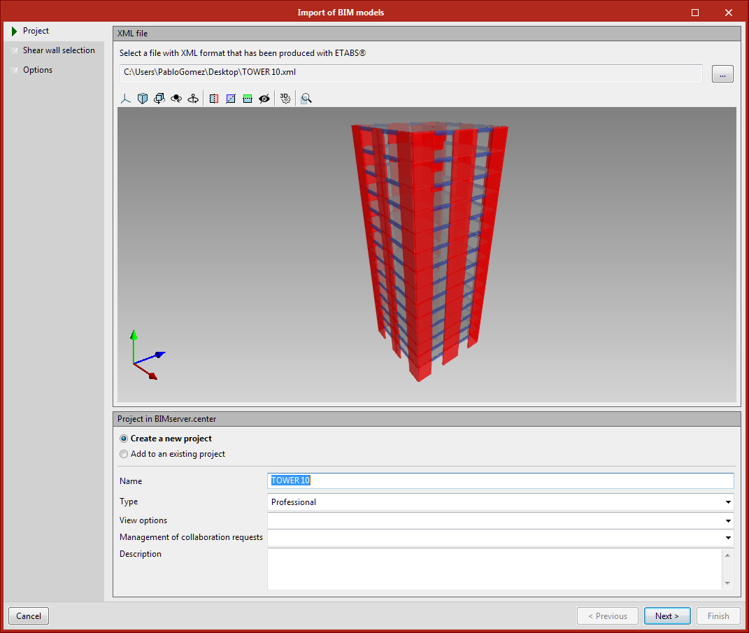 StruBIM Design Shear Walls