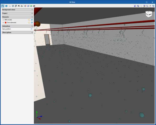 CYPEFIRE Hydraulic Systems. Animation of the spray pattern