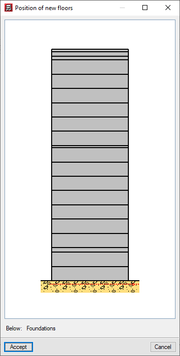CYPECAD. Add a group below the current foundation group