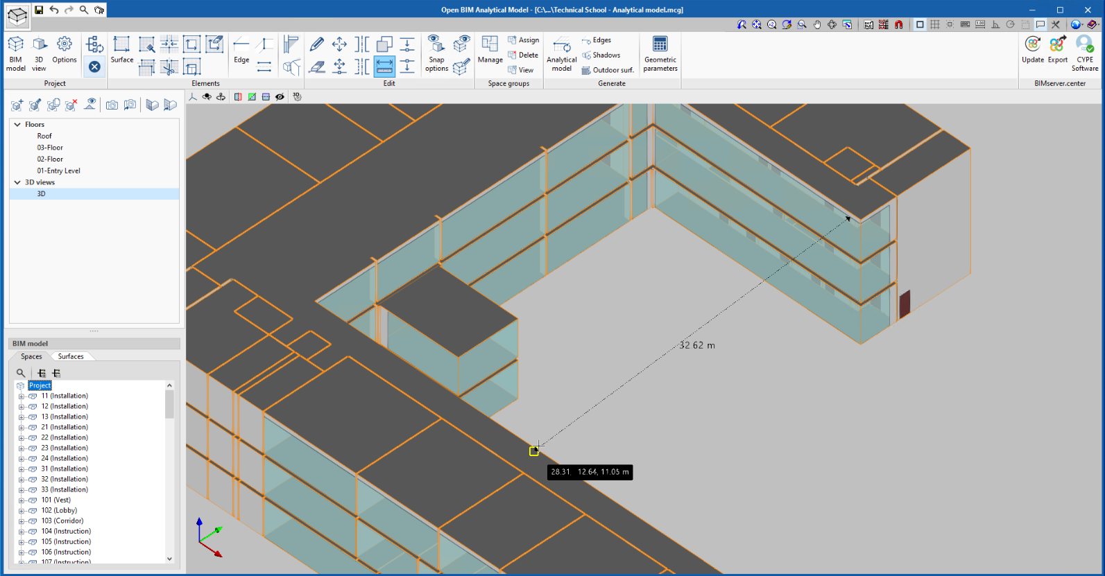 Open BIM Analytical Model