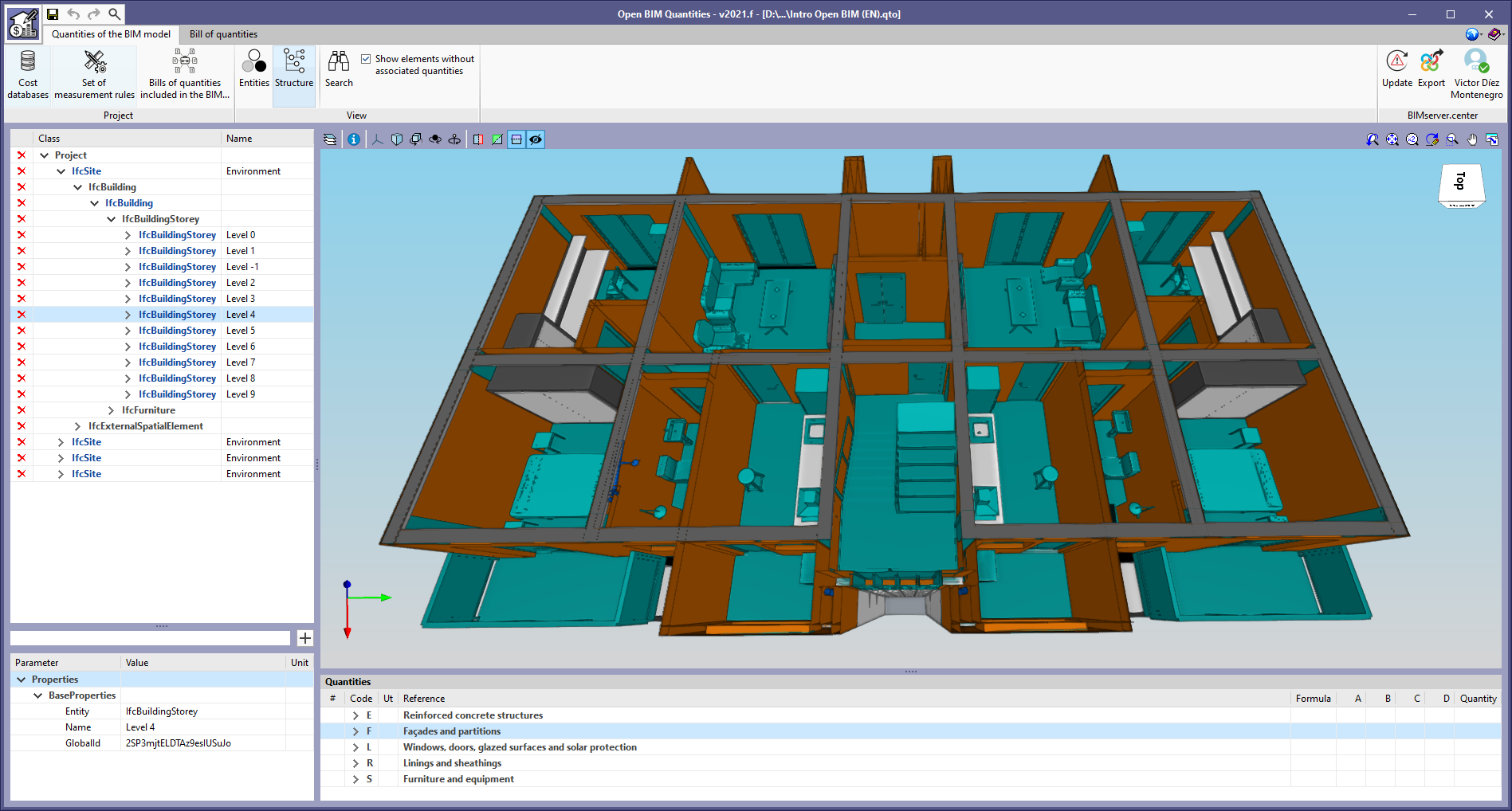 Open BIM Quantities