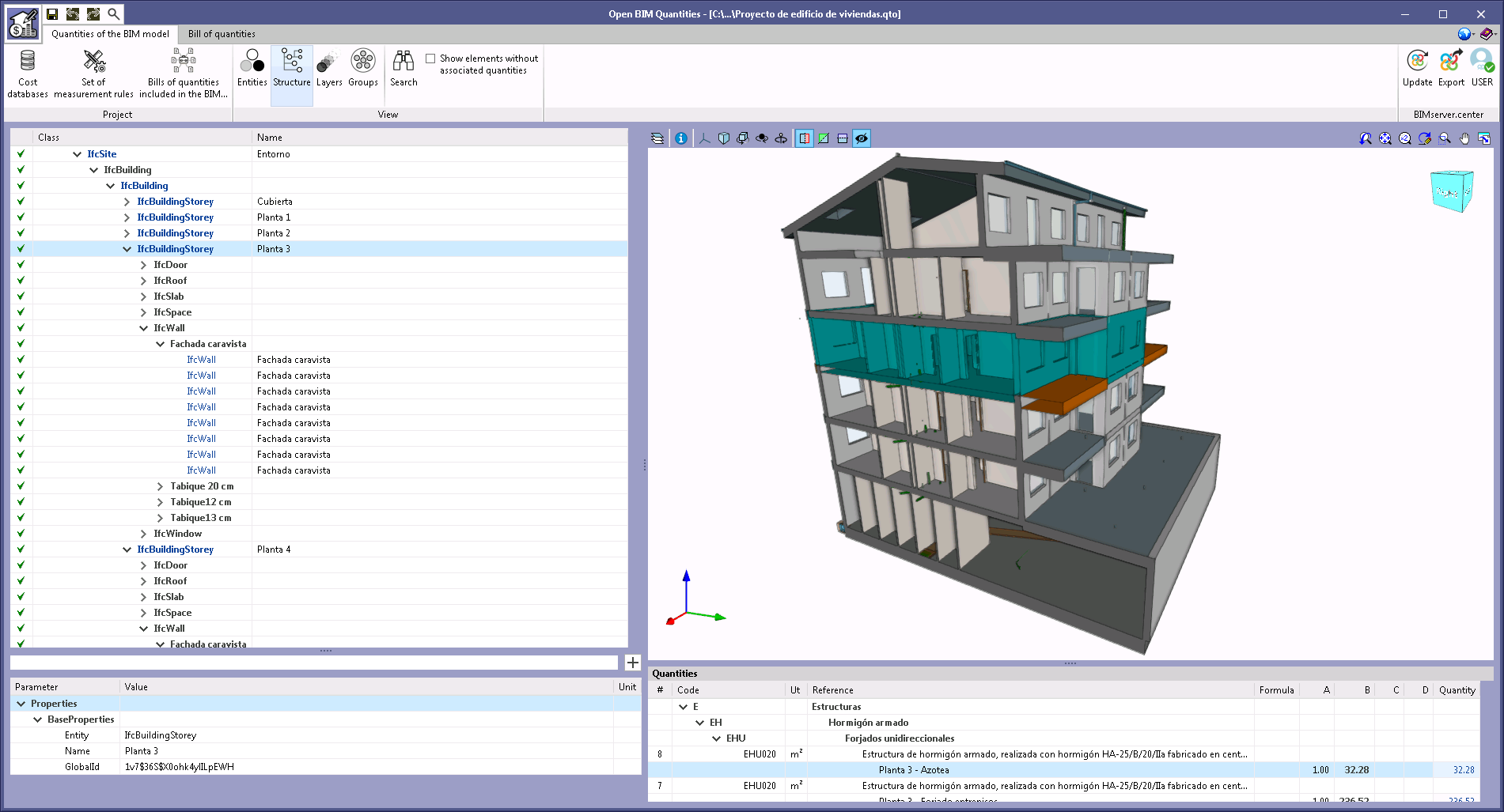 Open BIM Quantities