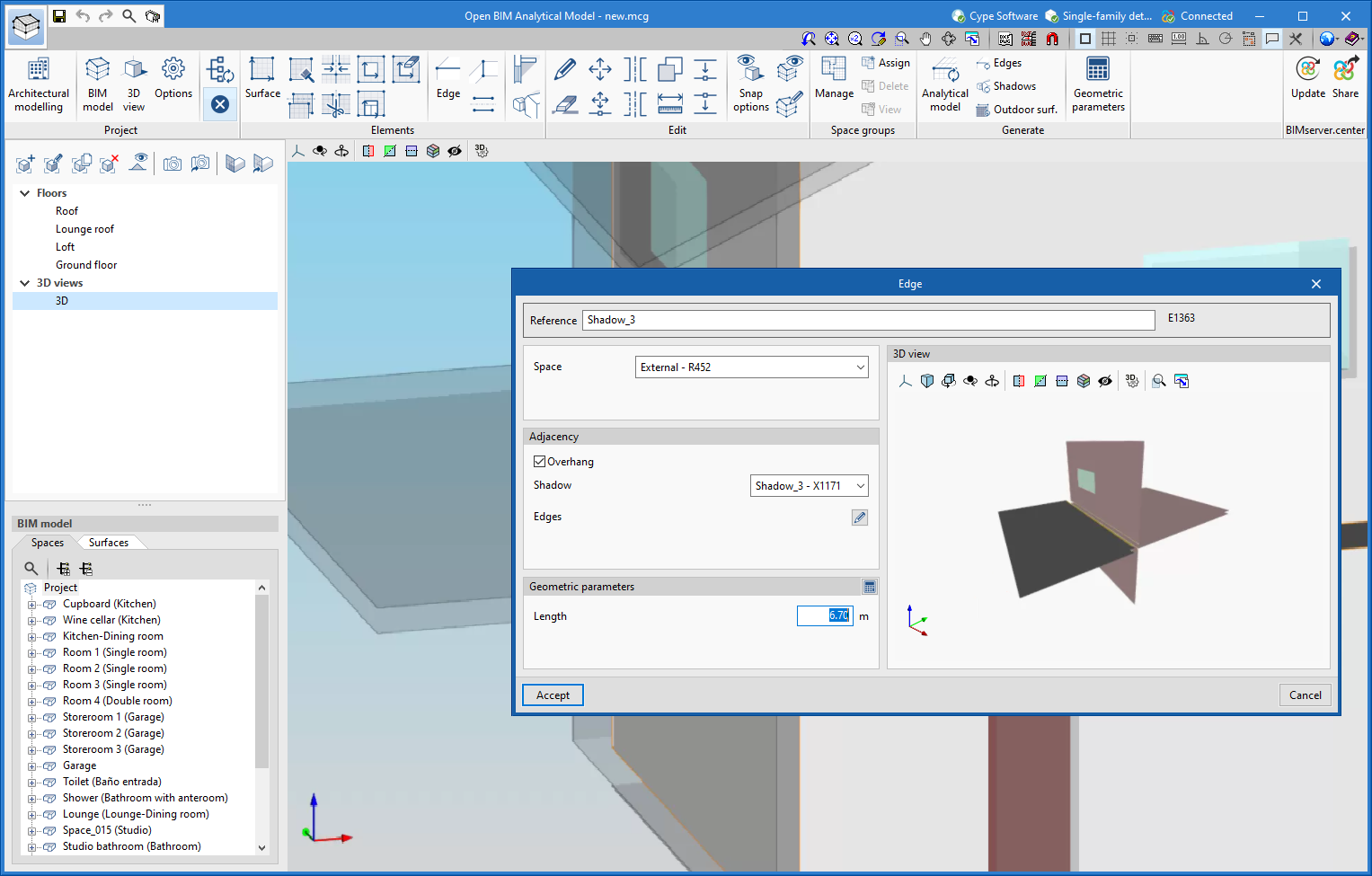 Open BIM Analytical Model